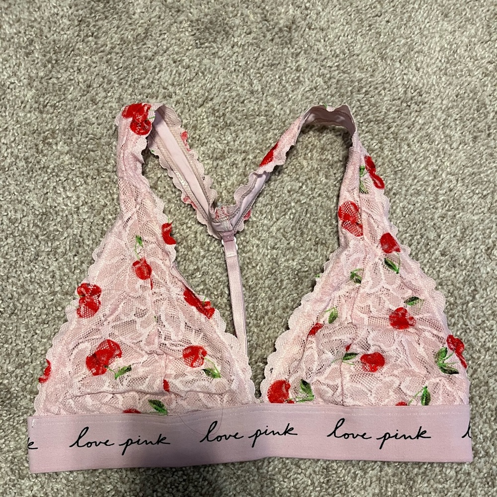 PINK CHERRY BRALETTE SIZE S